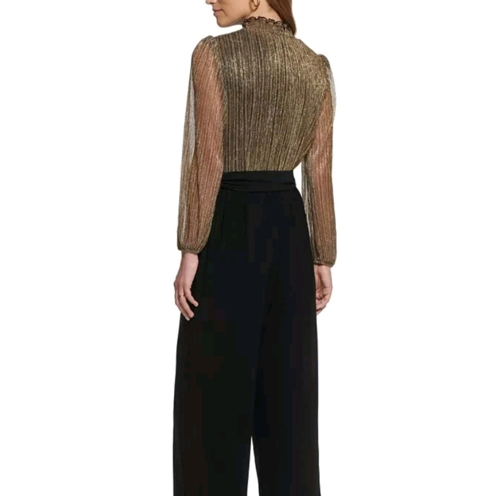 NWT JESSICA HOWARD | $139 Metallic Jumpsuit - Picture 6 of 6